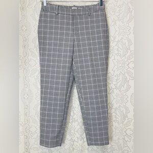 New Without Tag A New Day Pants Size 10 Plaid High Rise Cropped Trousers Pockets